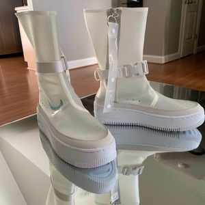 Nike | Shoes | Nike Womens Af Sage Hi Lx Phantom White Boots | Poshmark